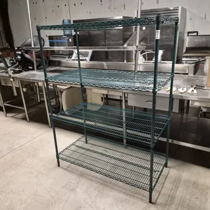 Metro Style 4 Tier Epoxy Coated Shelving Unit - 48" x 24" - NSF Approved