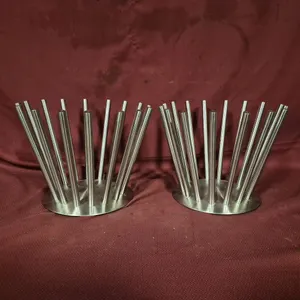 (2) Stainless Steel Fruit Baskets