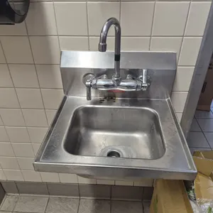 Seco Stainless Steel Wall Mount Hand Sink with Faucet and Drain