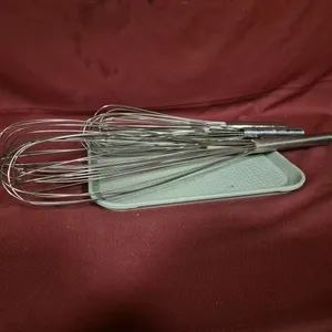 (4) Assorted Stainless Steel Whisks