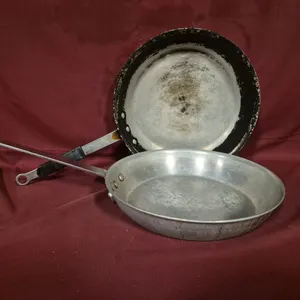 (2) Vollrath 14" Heavy Duty Aluminum Frying Pans - Model # 67914 - NSF Approved