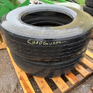 (2) Used 295/80r22.5 Tires, Buying All for One Money