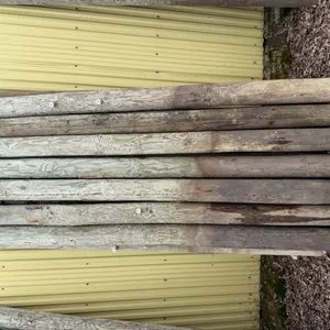 (15) 6”X8’ Wooden Posts, Buying All for One Money