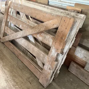 (4) 6’x4’ Wooden Gates, Buying All for One Money