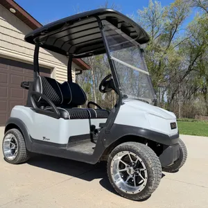 2020 Club Car Tempo 48v Golf Cart, Grey With Black Top, New Seat Cover And Wheels/Tires In 2025, Cha