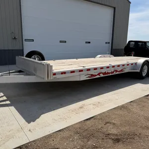 2023 Wolverine 26’ Aluminum Trailer, (2) 7k Pound Axles, (2) 7k Pound Ramps, Wood Floor, 235/80r16 T