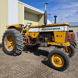 1965 Minneapolis Moline M670 Wide Front Tractor, 6,628 Hours, Diesel, 7.50-16 Fronts (NEW), 18.4-34