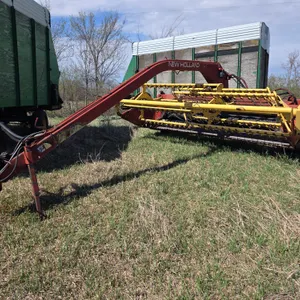 New Holland 499 Haybine, 12’ Cut with Center Hitch, Bolt on Sections, Rubber Rollers, 11L-14 on 6 Bo