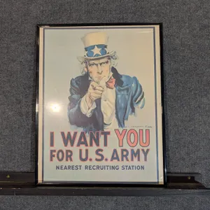 Vintage Uncle Sam I Want You US Army Recruitment Poster