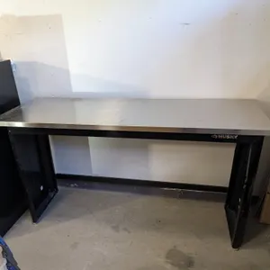 Husky Stainless Steel Top Workbench