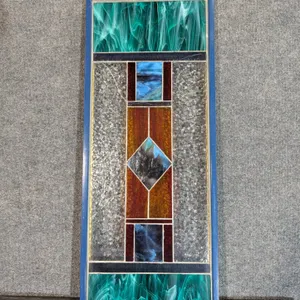 Decorative Stained Glass Window Panel