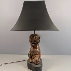 Vintage Foo Dog Table Lamp
