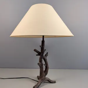 Table Lamp with Branch-Style Base