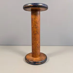 Vintage Wooden Fabric Spool