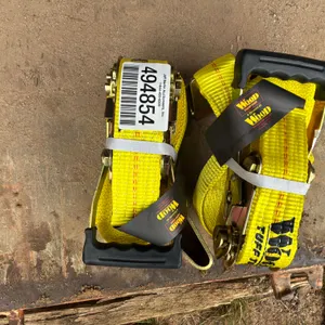 UNUSED WOOD TUFF TOW 2” X 27’ RATCHET STRAPS
