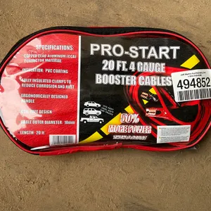 UNUSED PRO-START 20’ 4 GAUGE BOOSTER CABLES