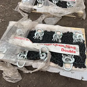 8 - NEW/UNUSED 5/16" 7'L G80 DOUBLE LEGS LIFTING CHAIN SLING