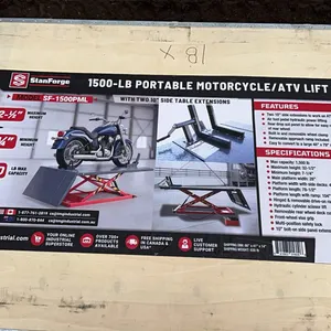 NEW/UNUSED STANFORGE 1500PML 1500LB MOTORCYCLE LIFT