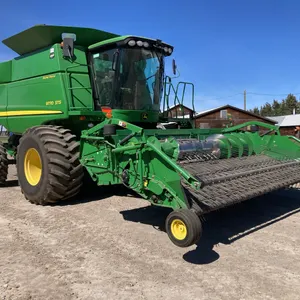 2010 John Deere 9770 STS Combine with Bullet Rotor with John Deere 615P 15' Pickup Header