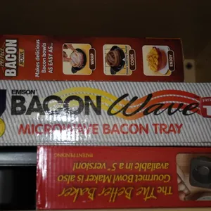 Bacon Bowl Maker, Bacon Wave Tray, and Gourmet Bowl Maker