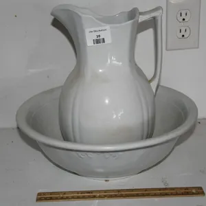 Wash Bowl and Pitcher - Alfred Meakin Royal Ironstone China