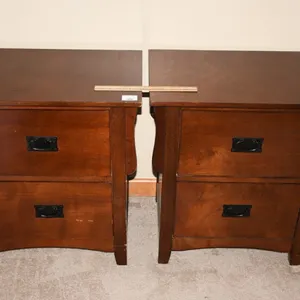 Pair of Nightstands - Measures 24 x 16 x 25.5