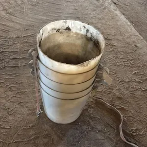 10” poly auger spout