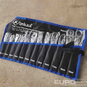 Unused 12 Pcs Flexi Head Rachet Spanner Set 