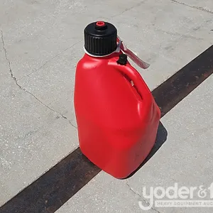 Unused 5 Gallon Liquid Utility Jug, Red 