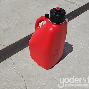 Unused 5 Gallon Liquid Utility Jug, Red 