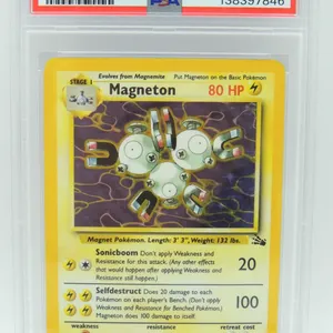 #22 PSA 5 1999 Pokémon Fossil Magneton Holo #11