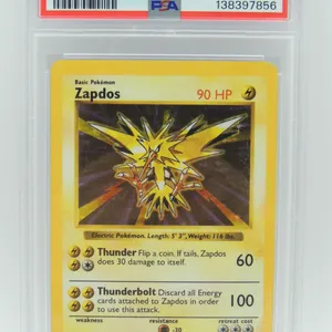 #16 PSA 6 1999 Pokémon Zapdos Holo Shadowless #16