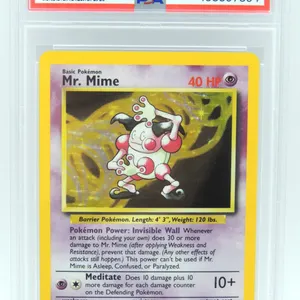 #24 PSA 6 1999 Pokémon Jungle Mr. Mime Holo #6