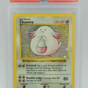 #4 PSA 2 1999 Pokémon Chansey Holo Shadowless