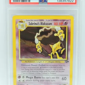 #41 PSA 7 2000 Pokémon Gym Chal Sabrina's Alakazam