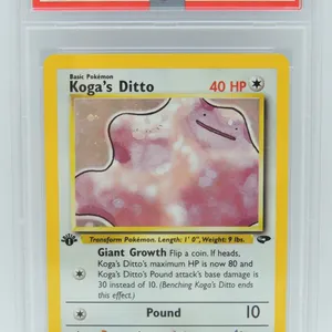 #38 PSA 8 2000 Pokémon Gym Chal Koga's Ditto #10
