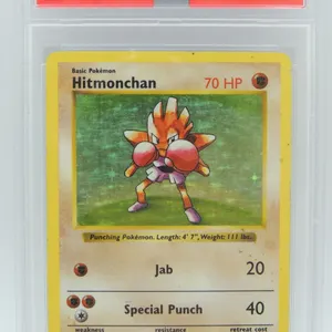 #7 PSA 4 1999 Pokémon Hitmonchan Holo Shadowless