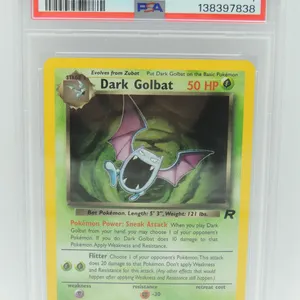 #46 PSA 4 2000 Pokémon Rocket Dark Golbat Holo #7