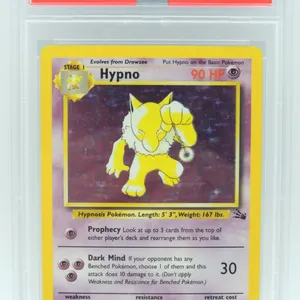 #21 PSA 6 1999 Pokémon Fossil Hypno Holo #8
