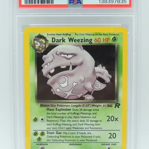 #49 PSA 7 Pokémon Rocket Dark Weezing Holo #14