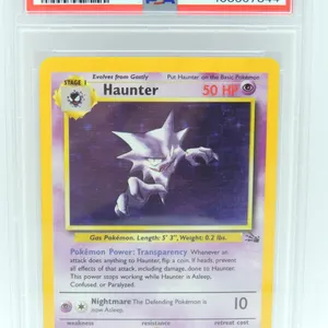 #19 PSA 5 1999 Pokémon Fossil Haunter Holo #6