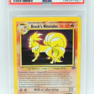 #33 PSA 8 2000 Pokémon Gym Chal Brock's Ninetales