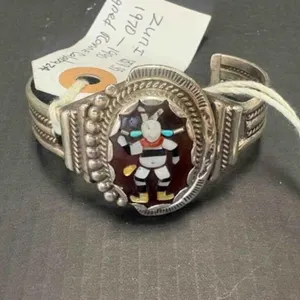STERLING NATIVE AMERICAN CUFF