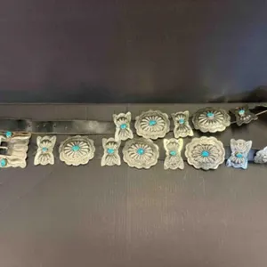 BUTTERFLY TURQUOISE BELT