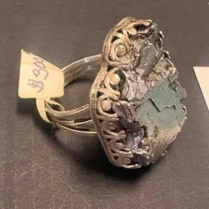 METEORITE STERLING RING