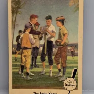1959 Fleer Ted Williams #1 HOF Damage