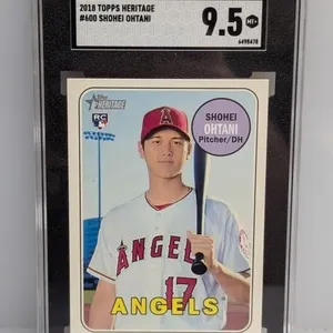 2018 Topps Heritage Shohei Ohtani Rookie SGC 9.5