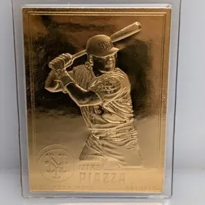 Danbury Mint 22k Gold Cards Mike Piazza Mets