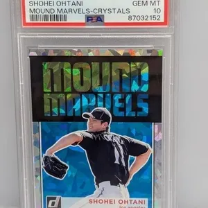 2018 Donruss Ohtani RC Marvels Crystals SP PSA 10