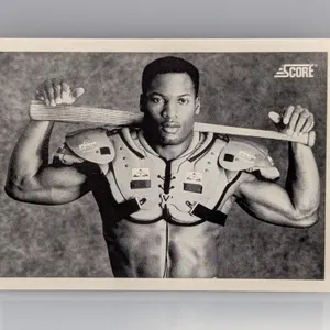 1990 Score Black and White Bo Jackson #697